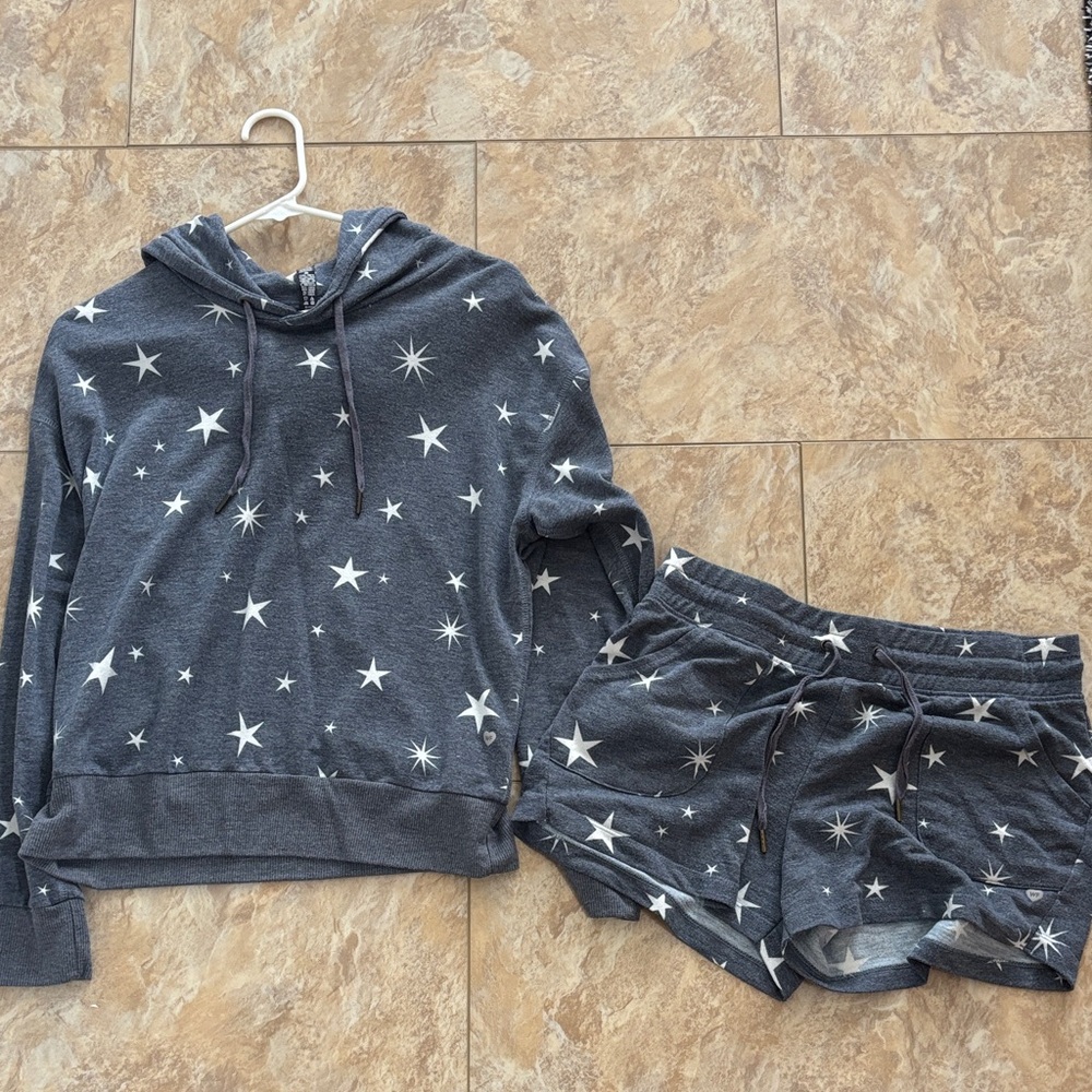 Wildfox Gray Starry women’s set